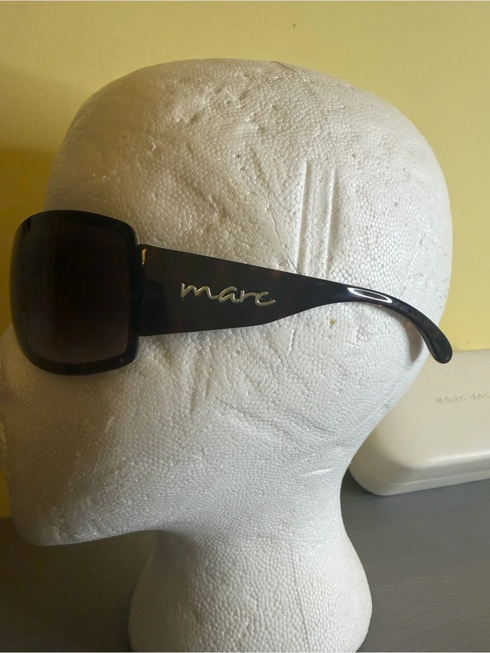 Marc Jacobs Brown Gradient Shield Sunglasses